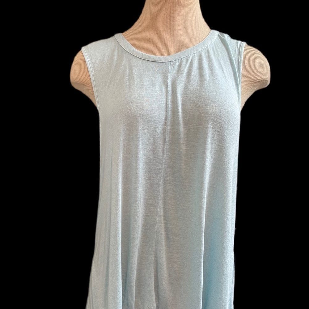 Amuse Society Blue Joli Muscle Tank Top Size Small